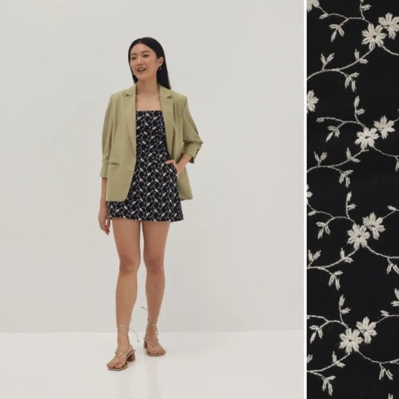 Love Bonito Felice Padded Embroidered Bustier Top - Picture 12 of 14